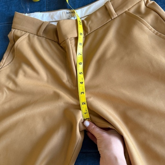 NWOT $135 HOUSE OF CB CAMERON
CARAMEL RELAXED WIDE LEG TAILORED TROUSERS SMALL - Picture 11 of 12